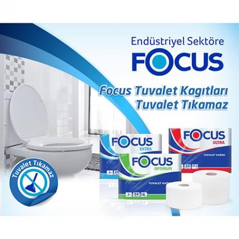 Focus Optimum İçten Çekmeli Tuvalet Kağıdı 80m 12 Rulo